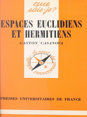 cover image of Espaces euclidiens et hermitiens